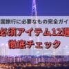 韓国旅行に必要なもの完全ガイド！必須アイテム12選を徹底チェック